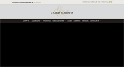 Desktop Screenshot of grandmarquiscaterers.com